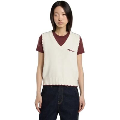 Pullover ohne Ärmel für Damen Dickies Slayden Beige S Femme Pullover ohne Ärmel für Damen Dickies Slayden Beige S Femme