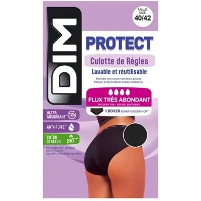 Boxershorts für starke Menstruation Frauen DIM Protect Noir 40/42 Femme Boxershorts für starke Menstruation Frauen DIM Protect Noir 40/42 Femme