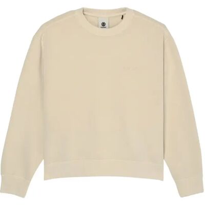 Sweatshirt Damen Element Lowcase Pigment Cr Beige L Femme Sweatshirt Damen Element Lowcase Pigment Cr Beige L Femme