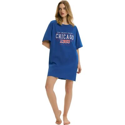 T-Shirt-Kleid Esotiq Kellie Bleu L Femme T-Shirt-Kleid Esotiq Kellie Bleu L Femme