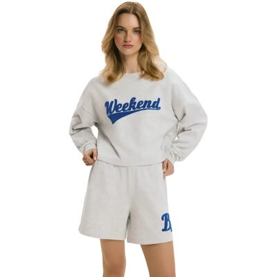 Pyjama Damen Esotiq Kendrik Gris M Femme Pyjama Damen Esotiq Kendrik Gris M Femme