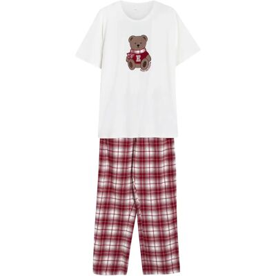 Pyjama Damen Esotiq Chrismis Blanc S Femme Pyjama Damen Esotiq Chrismis Blanc S Femme