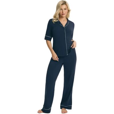 Pyjama Damen Esotiq Patrice Bleu M Femme Pyjama Damen Esotiq Patrice Bleu M Femme