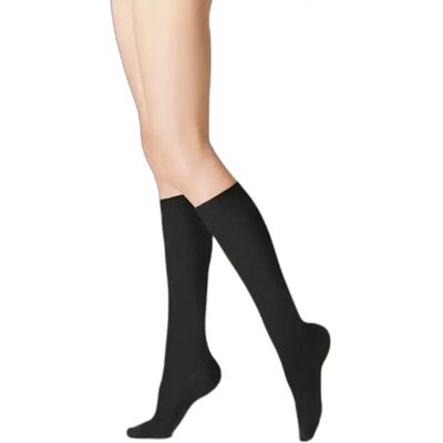 Kniestrumpfsocken, Damen Fogal Cocoon (ex-Lima) Noir S/M Femme Kniestrumpfsocken, Damen Fogal Cocoon (ex-Lima) Noir S/M Femme