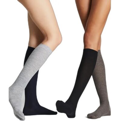 Kniestrumpfsocken, Damen Fogal Nepal Gris S/M Femme Kniestrumpfsocken, Damen Fogal Nepal Gris S/M Femme