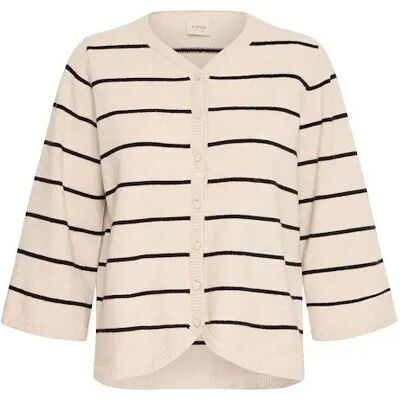 Strickjacke, Damen fransa Bitte 2 Beige M Femme Strickjacke, Damen fransa Bitte 2 Beige M Femme