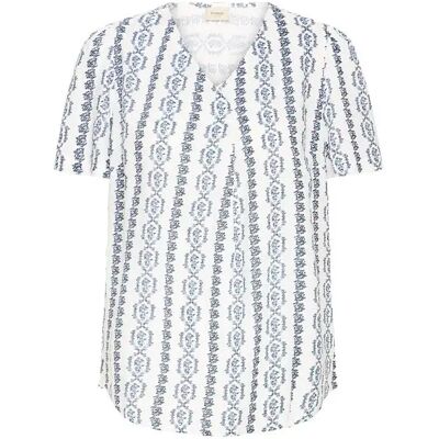 T-Shirt fransa Sophia 1 Bleu XS Femme T-Shirt fransa Sophia 1 Bleu XS Femme