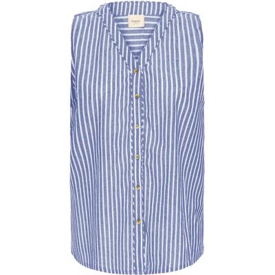 Ärmellose Bluse, Damen fransa FRBonnie 2 Bleu XL Femme Ärmellose Bluse, Damen fransa FRBonnie 2 Bleu XL Femme