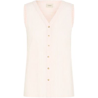 Ärmellose Bluse, Damen fransa FRBonnie 2 Blanc XL Femme Ärmellose Bluse, Damen fransa FRBonnie 2 Blanc XL Femme