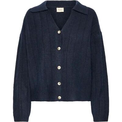Strickjacke, Damen fransa FRNoemi 1 Bleu L Femme Strickjacke, Damen fransa FRNoemi 1 Bleu L Femme