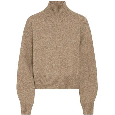 Rollkragenpullover Damen fransa Gigi 1 Beige M Femme Rollkragenpullover Damen fransa Gigi 1 Beige M Femme