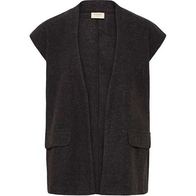 Ärmelloser Cardigan für Frauen fransa Minta 1 Gris 36 Femme Ärmelloser Cardigan für Frauen fransa Minta 1 Gris 36 Femme