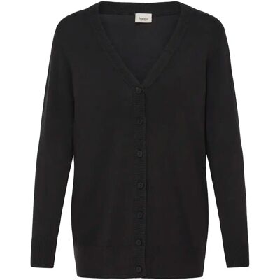 Strickjacke, Damen fransa Mary 2 Noir XS Femme Strickjacke, Damen fransa Mary 2 Noir XS Femme