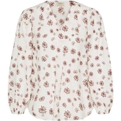 Langärmelige Bluse, Damen fransa Kalia 1 Blanc 2XL Femme Langärmelige Bluse, Damen fransa Kalia 1 Blanc 2XL Femme