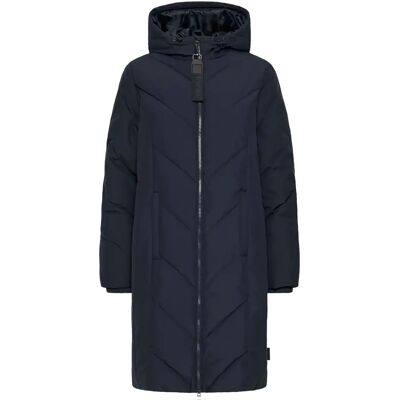 Lange Daunenjacke mit Kapuze, Damen fransa Maise 4 Bleu 2XL Femme Lange Daunenjacke mit Kapuze, Damen fransa Maise 4 Bleu 2XL Femme