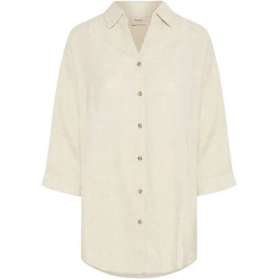 Damenhemd fransa Juna 3 Beige S Femme Damenhemd fransa Juna 3 Beige S Femme