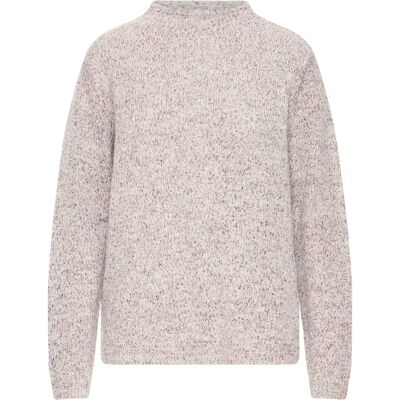 Pullover mit Rundhalsausschnitt Damen fransa Jamie 1 Marron L Femme Pullover mit Rundhalsausschnitt Damen fransa Jamie 1 Marron L Femme