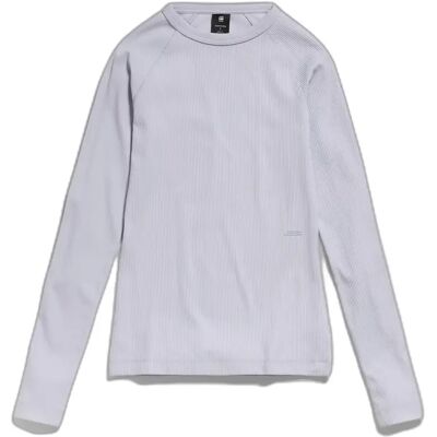 Slim-Fit-Langarmshirt, Damen G-Star Bleu XS Femme Slim-Fit-Langarmshirt, Damen G-Star Bleu XS Femme
