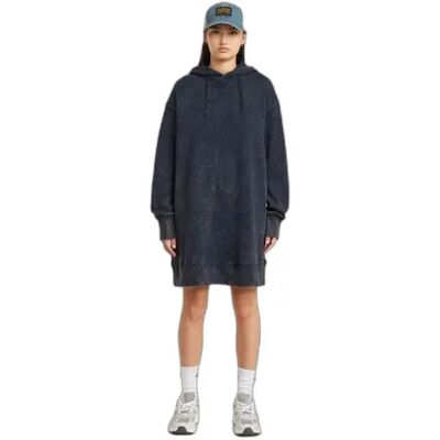 Sweatshirtkleid Damen G-Star Overdyed Bleu XS Femme Sweatshirtkleid Damen G-Star Overdyed Bleu XS Femme