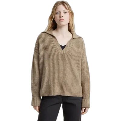 Dicker Pullover aus Strick für Frauen G-Star Beige S Femme Dicker Pullover aus Strick für Frauen G-Star Beige S Femme