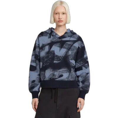 Oversized Hoodie Damen G-Star Sprayed Letters Multicolore 2XS Femme Oversized Hoodie Damen G-Star Sprayed Letters Multicolore 2XS Femme