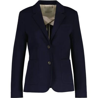 Blazer Damen Gant Slim PIque Bleu 42 Femme Blazer Damen Gant Slim PIque Bleu 42 Femme