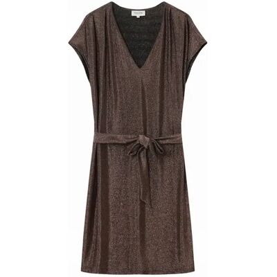 Kleid Damen Grace & Mila Lydie Marron L Femme Kleid Damen Grace & Mila Lydie Marron L Femme