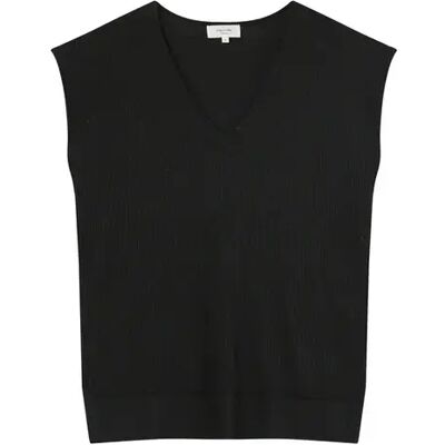Ärmelloser Pullover Frau Grace & Mila Macchiato Noir S Femme Ärmelloser Pullover Frau Grace & Mila Macchiato Noir S Femme