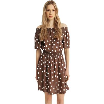 Kleid Damen Greenpoint Regular May Marron 38 Femme Kleid Damen Greenpoint Regular May Marron 38 Femme