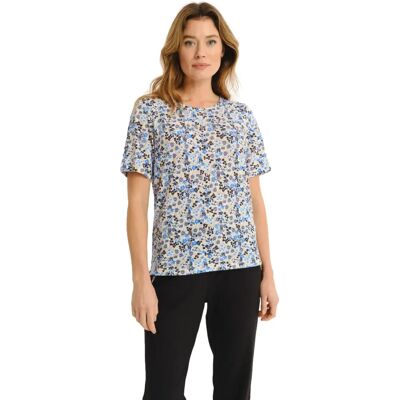 Pullover mit kurzen Ärmeln, Damen Greenpoint Regular January Bleu M Femme Pullover mit kurzen Ärmeln, Damen Greenpoint Regular January Bleu M Femme