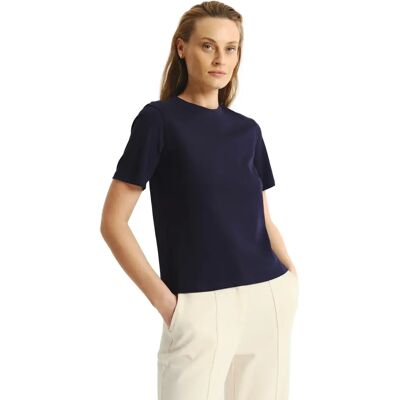 Damen T-Shirt Greenpoint Basic April Bleu XS Femme Damen T-Shirt Greenpoint Basic April Bleu XS Femme