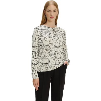 Damen Sweatshirt mit floralem Druck Greenpoint Blanc L Femme Damen Sweatshirt mit floralem Druck Greenpoint Blanc L Femme