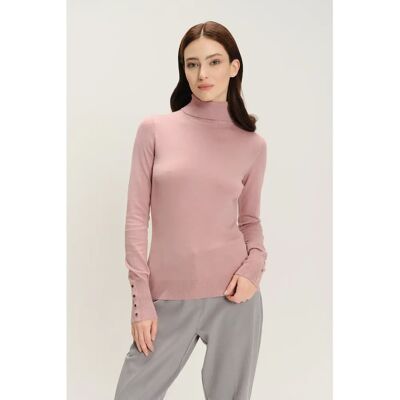 Rollkragenpullover Damen Greenpoint Rose XL Femme Rollkragenpullover Damen Greenpoint Rose XL Femme