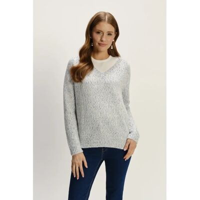 Pull klassisch Damen Greenpoint Bleu XS Femme Pull klassisch Damen Greenpoint Bleu XS Femme