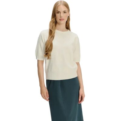 Kurzarm-Viscose-Pullover Damen Greenpoint Blanc XS Femme Kurzarm-Viscose-Pullover Damen Greenpoint Blanc XS Femme