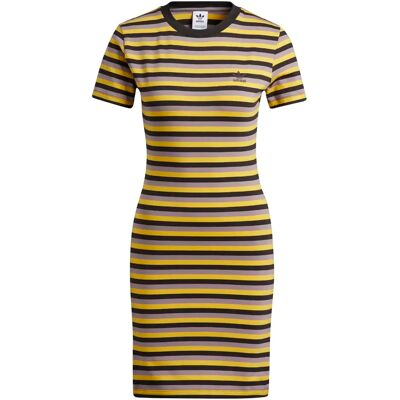 Kleid Damen adidas Originals Striped Noir 34 Femme Kleid Damen adidas Originals Striped Noir 34 Femme
