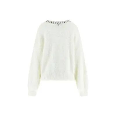 Pullover Damen Guess Arisa Blanc XS Femme Pullover Damen Guess Arisa Blanc XS Femme