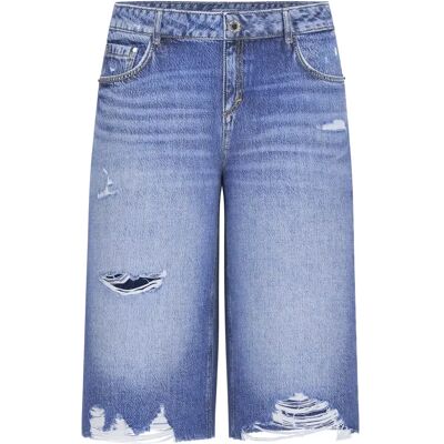 Bermuda-Shorts für Damen Guess Baggy Bleu 28 Femme Bermuda-Shorts für Damen Guess Baggy Bleu 28 Femme