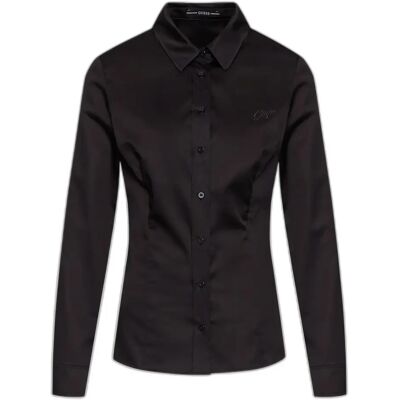 Hemd Damen Guess Noir L Femme Hemd Damen Guess Noir L Femme