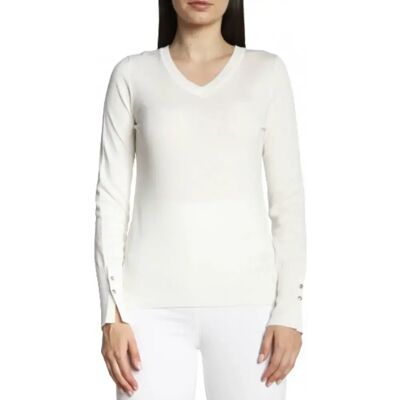 Pullover Damen Guess Gena Blanc M Femme Pullover Damen Guess Gena Blanc M Femme