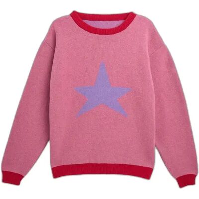 Pullover aus Wolle, Damen Happymess Rose S Femme Pullover aus Wolle, Damen Happymess Rose S Femme