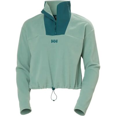 Helly Hansen Damen Daybreaker Cropped Fleece - Grün - Fleecejacke Helly Hansen Damen Daybreaker Cropped Fleece - Grün - Fleecejacke
