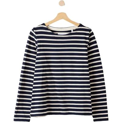 Gestreifter Pullover, Damen Holebrook Engla Boatneck Bleu XS Femme Gestreifter Pullover, Damen Holebrook Engla Boatneck Bleu XS Femme