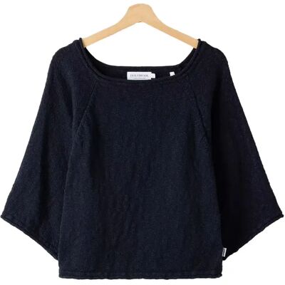 Pullover Damen Holebrook Juni Boxy Bleu L Femme Pullover Damen Holebrook Juni Boxy Bleu L Femme