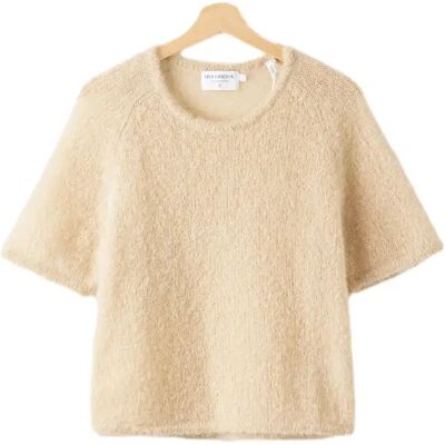 Pullover mit kurzen Ärmeln, Damen Holebrook Lilian Beige XS Femme Pullover mit kurzen Ärmeln, Damen Holebrook Lilian Beige XS Femme