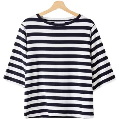 Damen T-Shirt mit U-Boot-Ausschnitt Holebrook Ellen Blanc XS Femme Damen T-Shirt mit U-Boot-Ausschnitt Holebrook Ellen Blanc XS Femme
