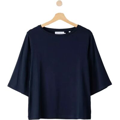 Damen T-Shirt mit U-Boot-Ausschnitt Holebrook Ellen Bleu 2XL Femme Damen T-Shirt mit U-Boot-Ausschnitt Holebrook Ellen Bleu 2XL Femme