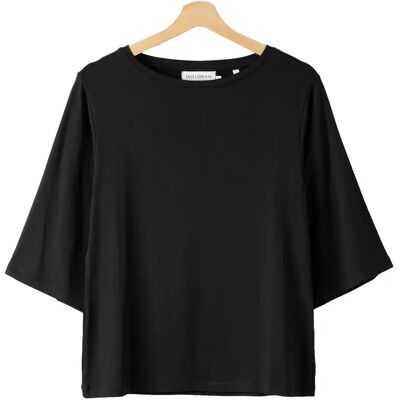 Damen T-Shirt mit U-Boot-Ausschnitt Holebrook Ellen Noir XS Femme Damen T-Shirt mit U-Boot-Ausschnitt Holebrook Ellen Noir XS Femme