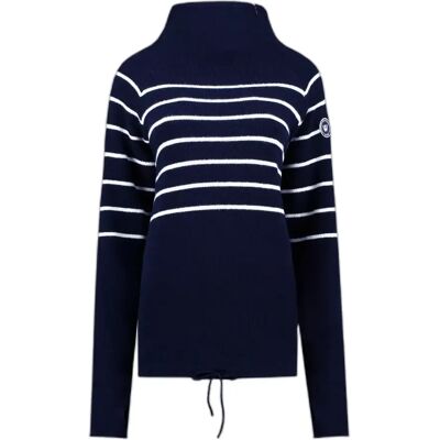 Pullover mit Rundhalsausschnitt Damen Holebrook Martina Bleu L Femme Pullover mit Rundhalsausschnitt Damen Holebrook Martina Bleu L Femme
