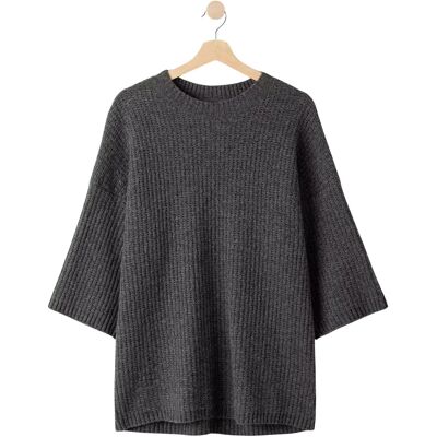 Pullover mit Rundhalsausschnitt Damen Holebrook Livia Gris M Femme Pullover mit Rundhalsausschnitt Damen Holebrook Livia Gris M Femme